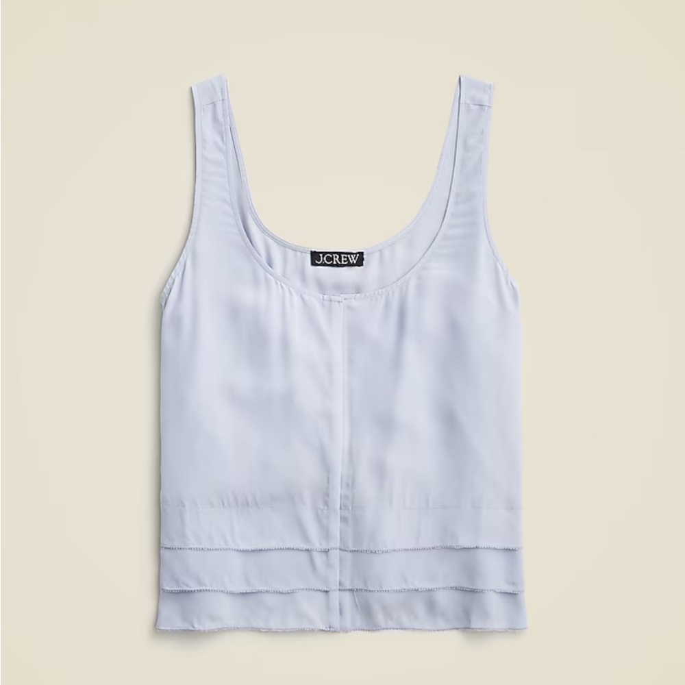 J. Crew Women's Light Blue Tank Top
